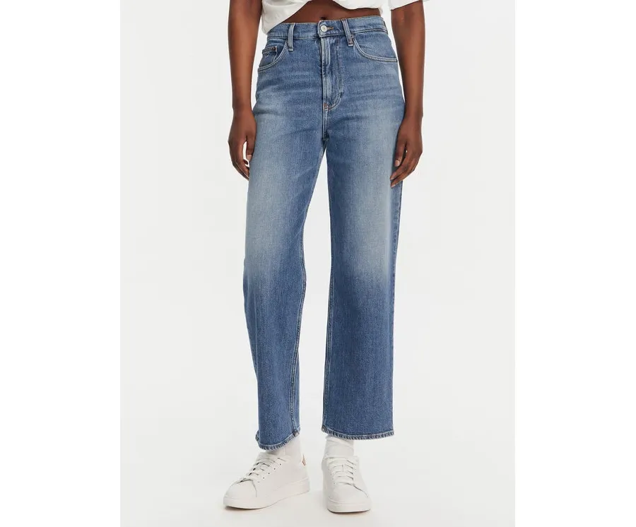 obrazek 1 Tommy Jeans Jeansy Layla DW0DW20644 Niebieski Straight Fit