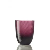 Picture Classic purple water glass, Murano glass