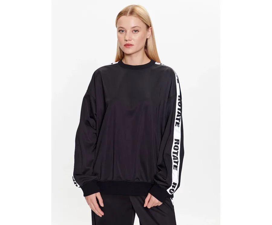 obrazek 1 ROTATE Bluza Long 700162100 Czarny Relaxed Fit