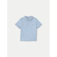 Zdjęcie Mayoral Polo 1109 Błękitny Regular Fit