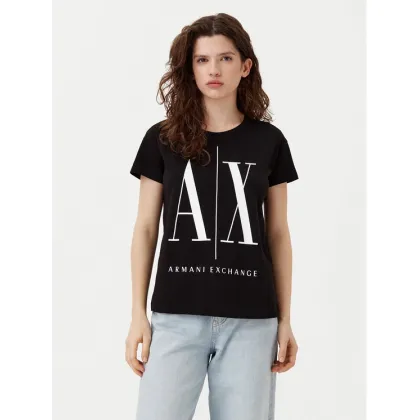 Zdjęcie Armani Exchange T-Shirt 8NYTCX YJG3Z 1200 Czarny Regular Fit