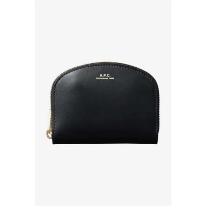Zdjęcie A.P.C. portfel skórzany kolor czarny PXAWV.F63219-BLACK