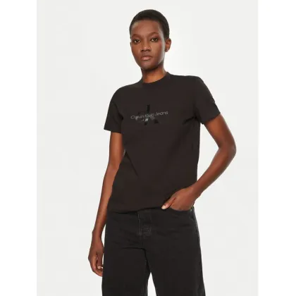 Zdjęcie Calvin Klein Jeans T-Shirt J20J224983 Czarny Regular Fit
