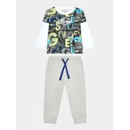 Zdjęcie Guess Komplet bluzka i spodnie I3BG05 I3Z13 Żółty Regular Fit