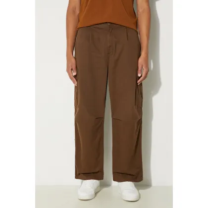 Zdjęcie Carhartt WIP spodnie bawełniane Cole Cargo Pant kolor brązowy w fasonie cargo I031218.2YGD