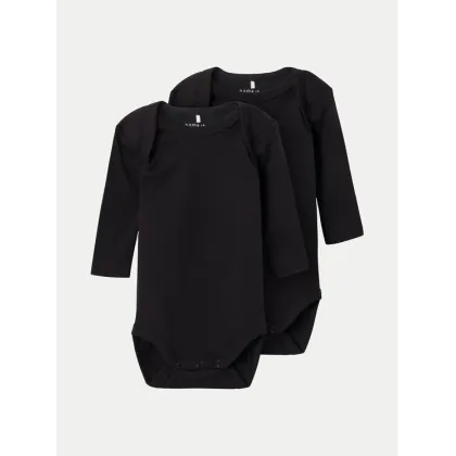 Zdjęcie NAME IT Komplet 2 par body dziecięcych 13222503 Czarny
