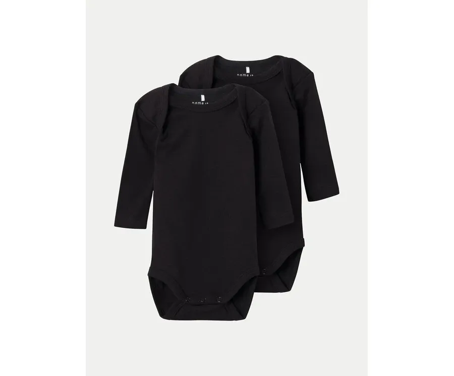 obrazek 1 NAME IT Komplet 2 par body dziecięcych 13222503 Czarny