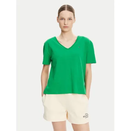 Zdjęcie Tommy Hilfiger T-Shirt WW0WW43901 Zielony Relaxed Fit