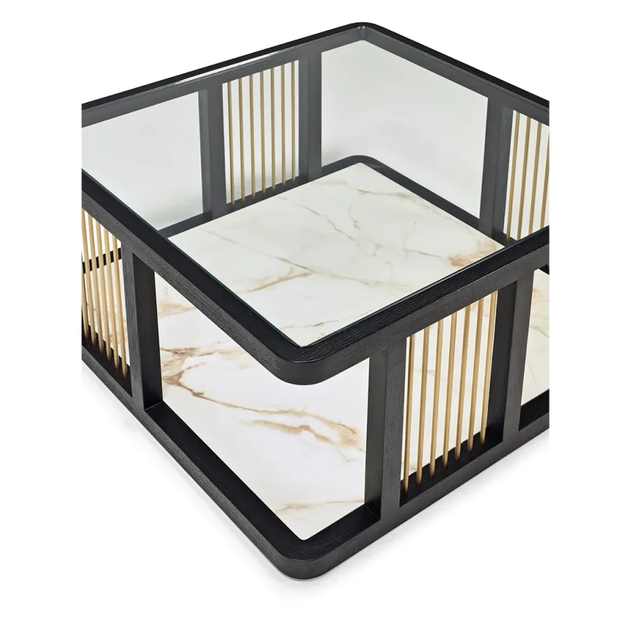 obrazek 3 Stolik kawowy Audrey z ceramiczną podstawą