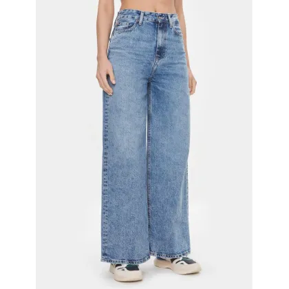 Zdjęcie Tommy Hilfiger Jeansy WW0WW39634 Niebieski Wide Leg