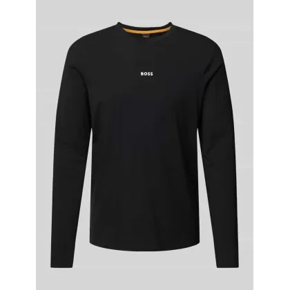 Zdjęcie Bluzka z długim rękawem i nadrukiem z logo model ‘Chark’