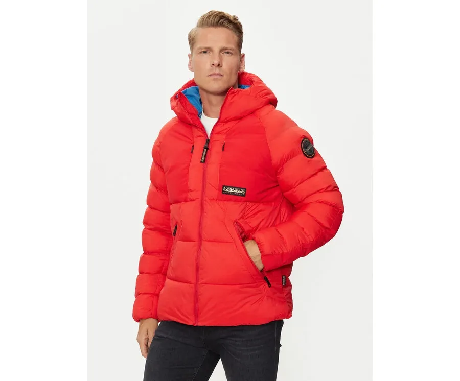 obrazek 1 Napapijri Kurtka zimowa Moesa NP0A4I1R Czerwony Regular Fit