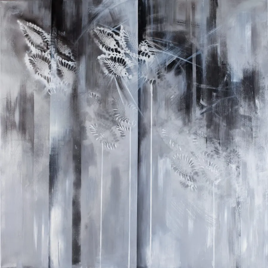 picture 1 Silver 6, oil on canvas 100x100, 2015