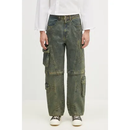 Zdjęcie Andersson Bell jeansy Cargo Coated Wide-Leg Jeans męskie apa749ml