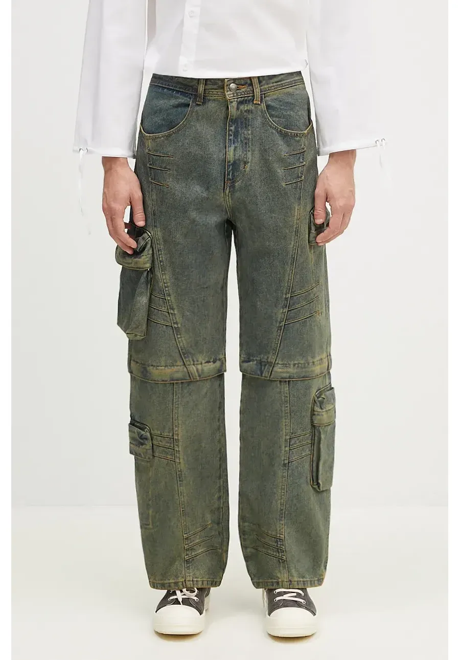 obrazek 1 Andersson Bell jeansy Cargo Coated Wide-Leg Jeans męskie apa749ml