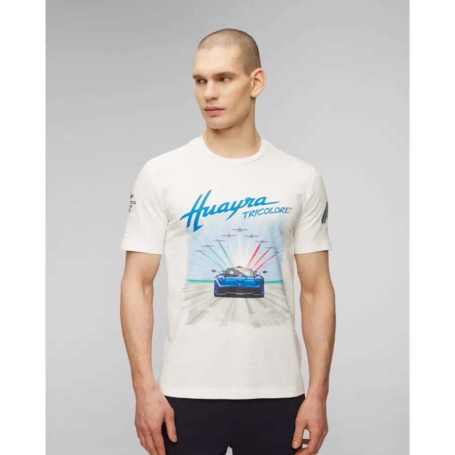 obrazek 1 Biały T-shirt Męski Aeronautica Militare