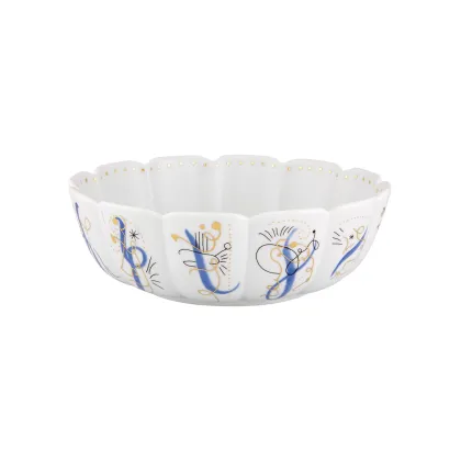 Zdjęcie Porcelanowa miska na sałatki Folkifunki z delikatnym ozdobnym motywem - Vista Alegre