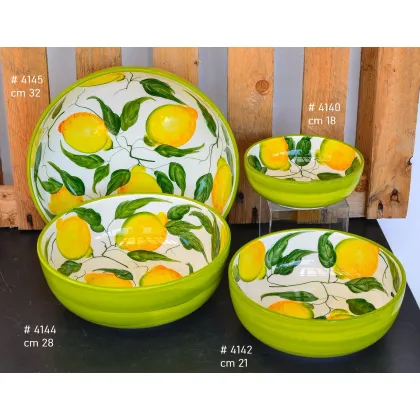 Picture Decorative bowls made of green ceramics