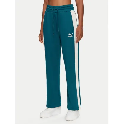 Zdjęcie Puma Spodnie dresowe Iconic T7 627996 Zielony Straight Leg