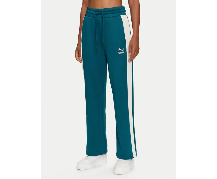 obrazek 1 Puma Spodnie dresowe Iconic T7 627996 Zielony Straight Leg