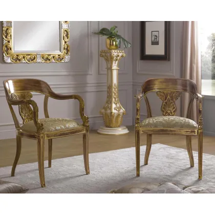 Zdjęcie Antyczne eleganckie lustro do salonu – Morello Gianpaolo