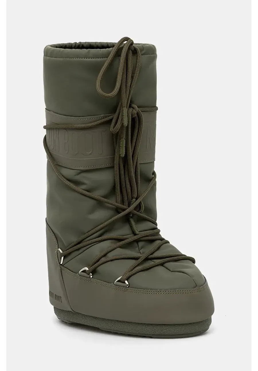 obrazek 1 Moon Boot śniegowce MB ICON RUBBER kolor zielony 80D1402760 M006