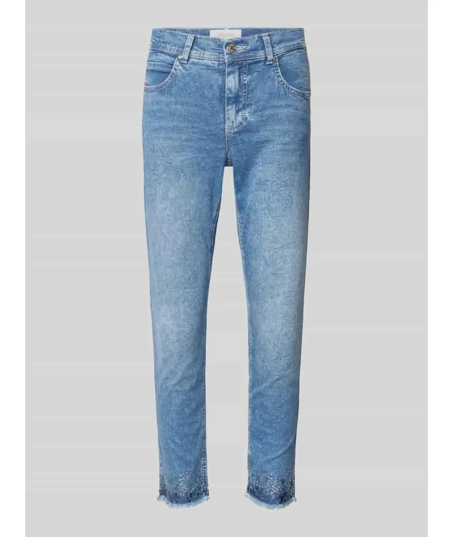 obrazek 1 Jeansy o skróconym kroju slim fit model ‘ORNELLA’