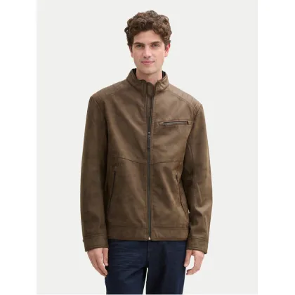 Zdjęcie Tom Tailor Kurtka z imitacji skóry 1044633 Brązowy Regular Fit