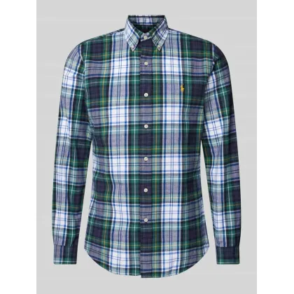 Zdjęcie Koszula casualowa o kroju custom fit z kołnierzykiem typu button down