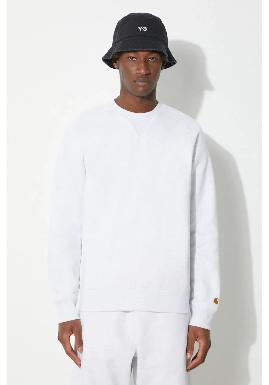 obrazek 1 Carhartt WIP bluza Chase Sweat męska kolor szary melanżowa I033660.00JXX