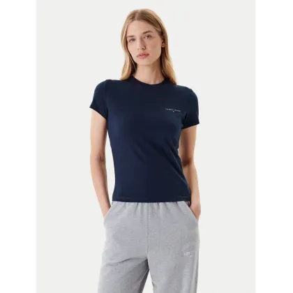 Zdjęcie Tommy Jeans T-Shirt Linear DW0DW21164 Granatowy Slim Fit