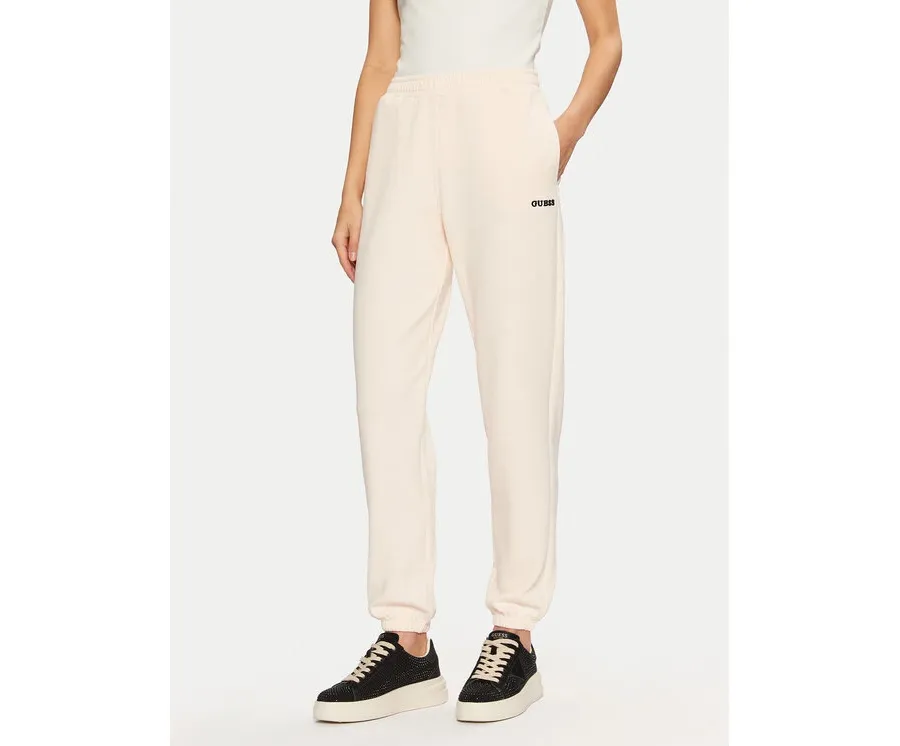obrazek 1 Guess Spodnie dresowe V5RB02 KCLD1 Écru Regular Fit