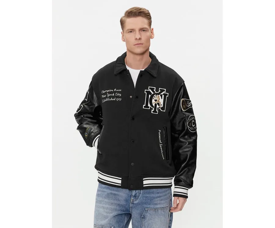 obrazek 1 Champion Kurtka bomber 219993 Czarny Regular Fit