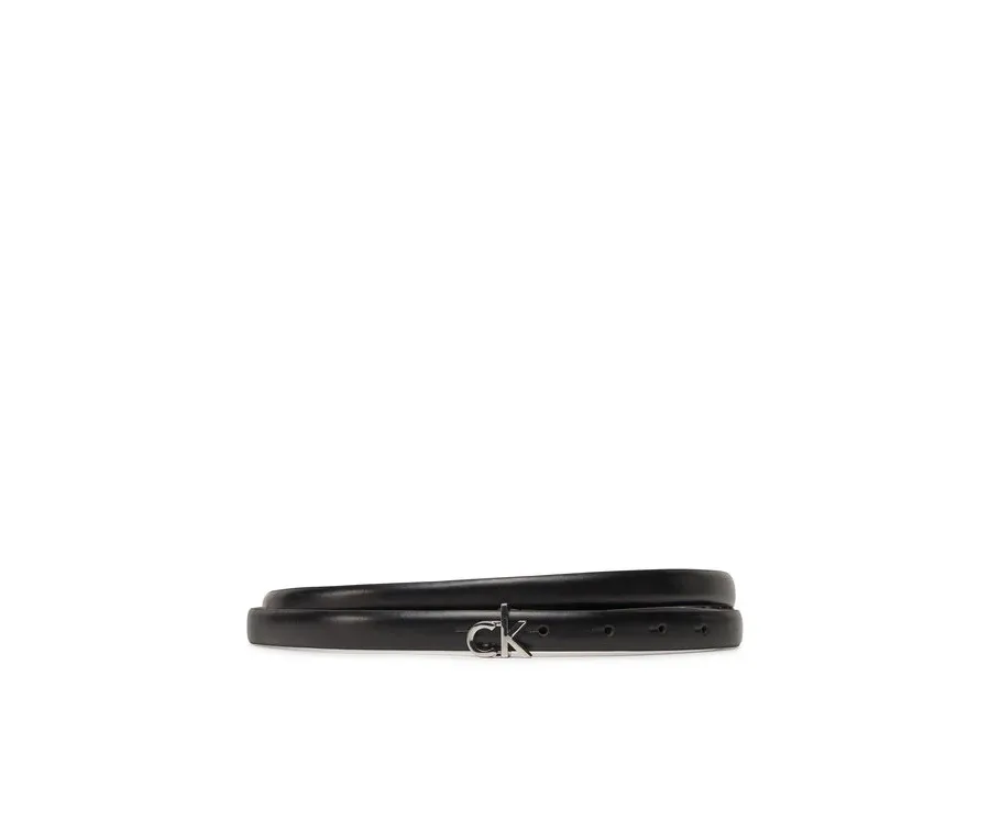 obrazek 1 Calvin Klein Pasek Damski Ck Buckle Skinny Belt 1.5 K60K612932 Czarny