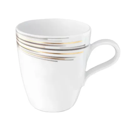 Zdjęcie Pięknie zdobiony porcelanowy kubek w stylu nowoczesnym - Seltmann Weiden