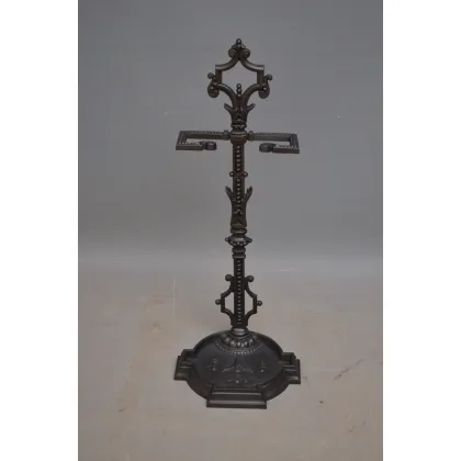 Zdjęcie Żeliwny stojak na parasole / laski o eleganckim designie - antyk