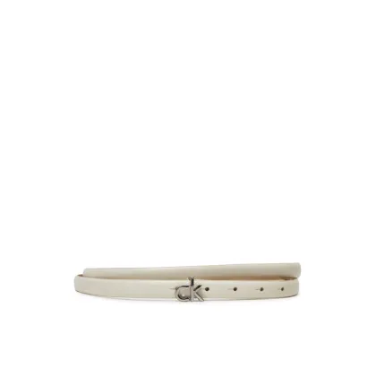 Zdjęcie Calvin Klein Pasek Damski Ck Buckle Skinny Belt 1.5 K60K612932 Biały