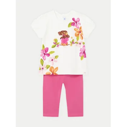 Zdjęcie Mayoral Komplet t-shirt i legginsy 01736 Różowy Regular Fit