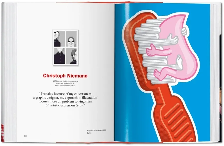 obrazek 3 Książka 100 Ilustratorów - Taschen