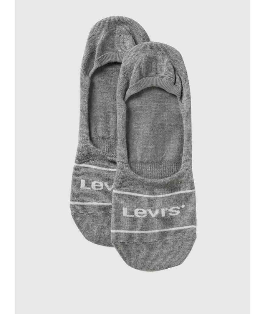 obrazek 1 Skarpetki stopki z nadrukiem z logo w zestawie 2 szt.