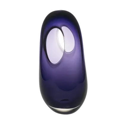 Zdjęcie Duży fioletowy wazon z klasycznej kolekcji Única o organicznym kształcie - Vista Alegre