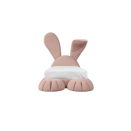 Picture A charming rabbit bed for a child