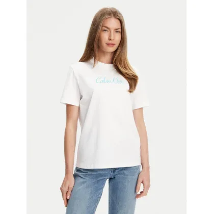Zdjęcie Calvin Klein Jeans T-Shirt Classic Logo LV047C854G Biały Regular Fit
