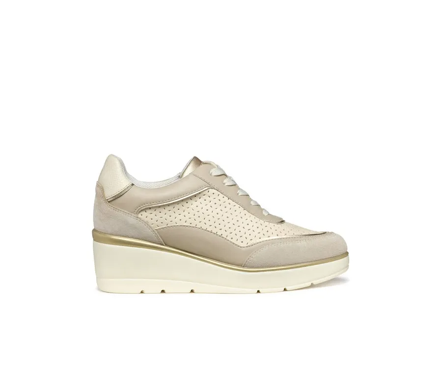 obrazek 1 Geox Sneakersy D Ilde D55RAB 05422 C5AH6 Beżowy