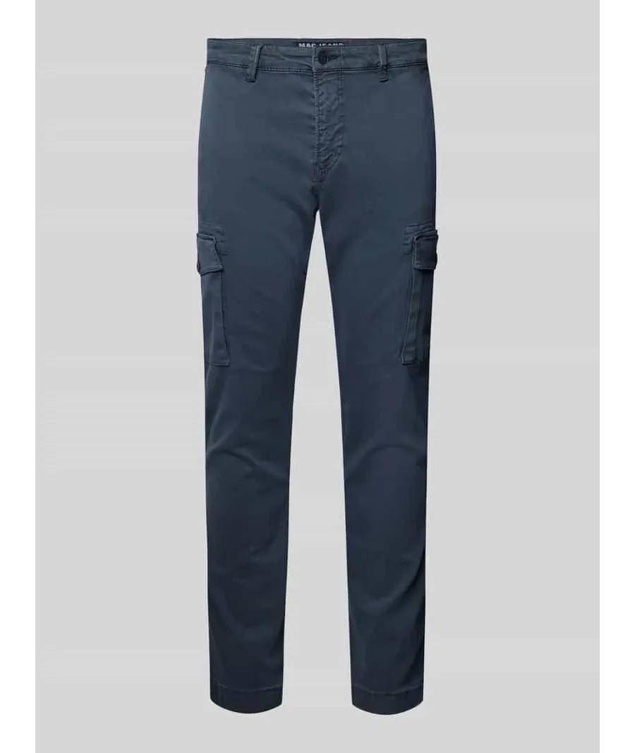 obrazek 1 Spodnie cargo o kroju tapered fit ze szlufkami na pasek model ‘Driver’