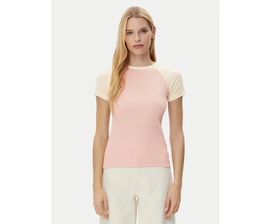 obrazek 1 Guess Jeans T-Shirt W5GP61 KA0H1 Różowy Regular Fit