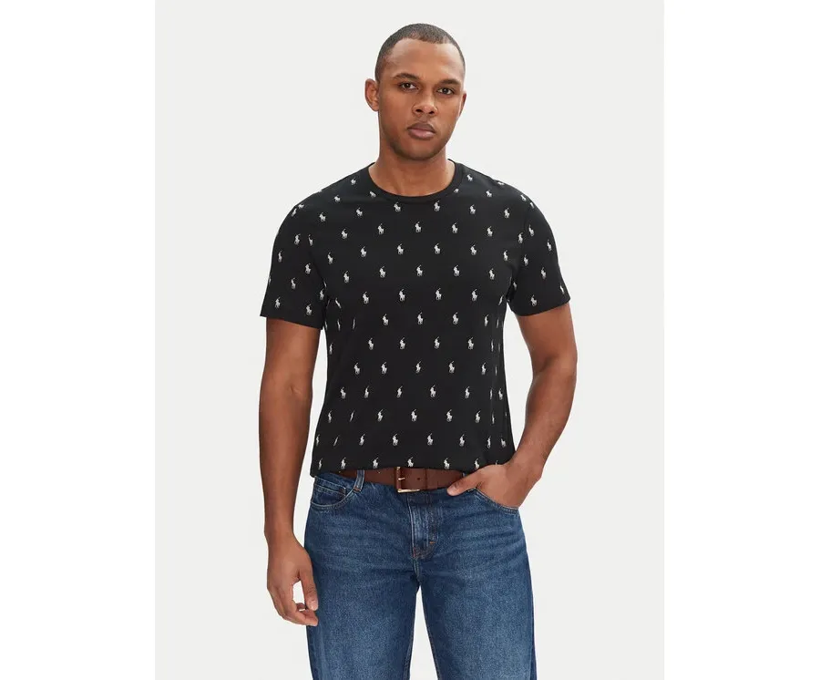 obrazek 1 Polo Ralph Lauren T-Shirt 714899612005 Czarny Regular Fit