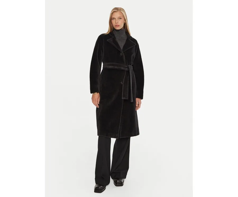 obrazek 1 Marella Płaszcz wełniany Ofanto 2423016112 Czarny Regular Fit