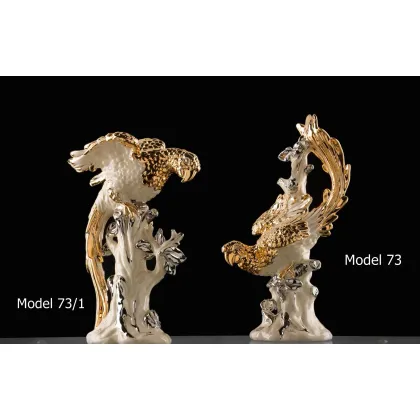 Picture Beautiful ceramic parrots - decoration for the living room