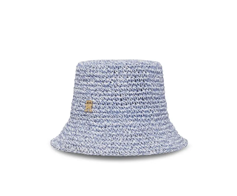 obrazek 1 Tommy Hilfiger Kapelusz Premium Beach Bucket AW0AW17136 Niebieski